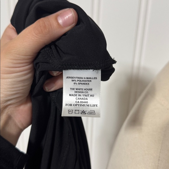 Sympli Classic Relaxed 3/4 Sleeve Black Top size 4 - Picture 9 of 9